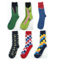 Beliebte Logo Geometrie Strümpfe Cartoon Tier neue Socken Frauen extra lange athletische Fußball Rugby Fußball Sport Schlauchsocken